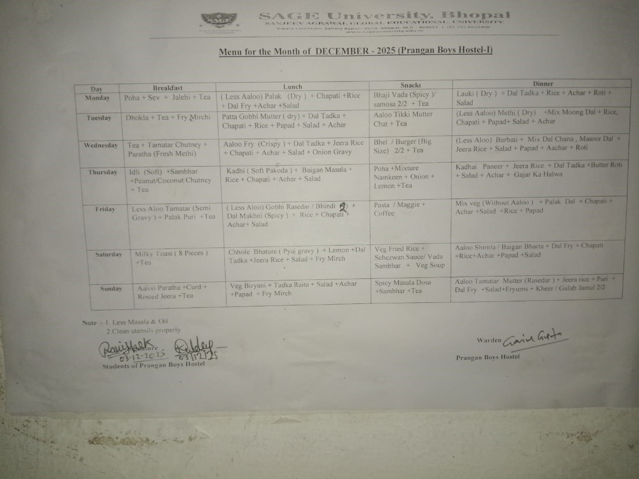 SAGE University Bhopal Hostel photo 7